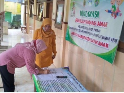 Deklarasi Sekolah Ramah Anak di SDN Pandan