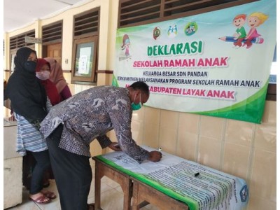 Deklarasi Sekolah Ramah Anak SDN Pandan