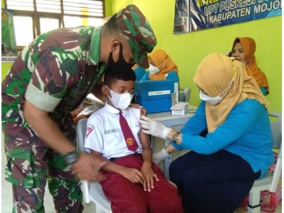 Vaksinasi Covid-19 usia 6-11 tahun di SDN Pandan