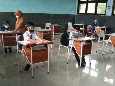 Siswa mengikuti lomba OSN