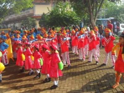 Kegiatan ekstrakurikuler Drumband SDN Pandan